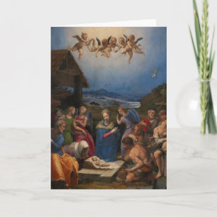 Cartão Tema Religioso da Natividade