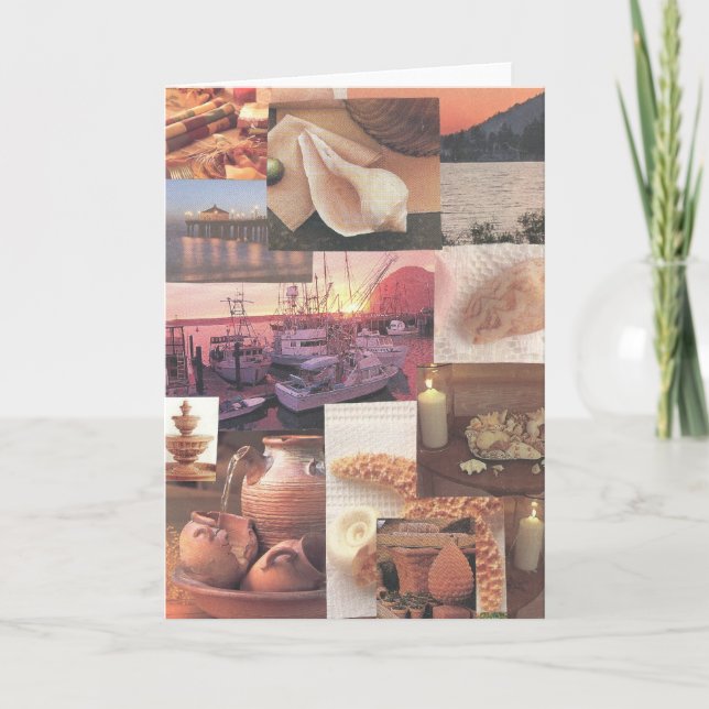 Cartão temático litoral (Frente)