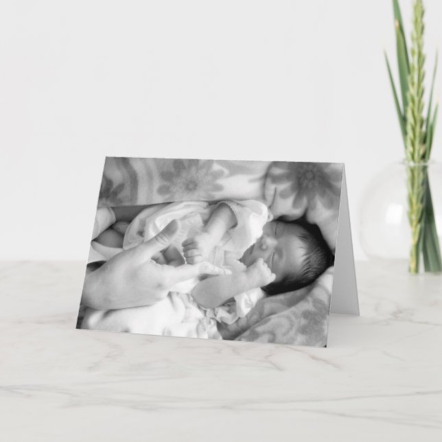 Cartão Temos as mãos deles por um momento... (Frente)