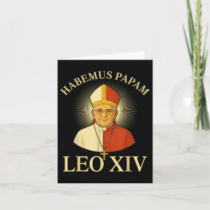 Cartão Temos O Vaticano Pope_ Habemus Papam 2025 Leo Xiv