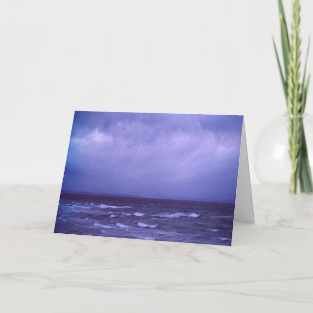 Cartão Tempestade à noite AH2008 (Frente)