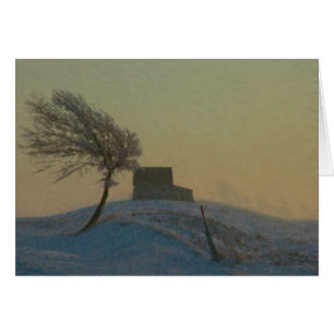 Cartão Tempestade da neve de Illinois