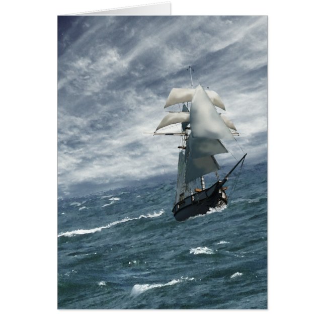 Cartão Tempestade de aproximação (Frente)