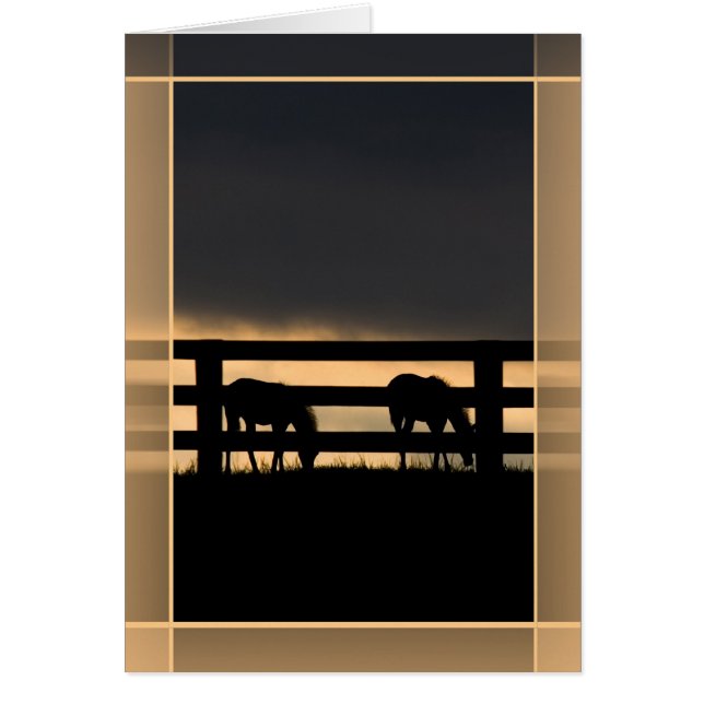 Cartão Tempestade de Entrada de Fazenda Stallion (Frente)