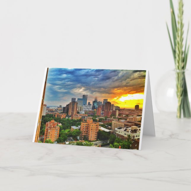 Cartão Tempestade de Minneapolis (Frente)