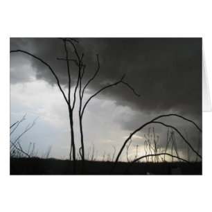 Cartão Tempestade entrante