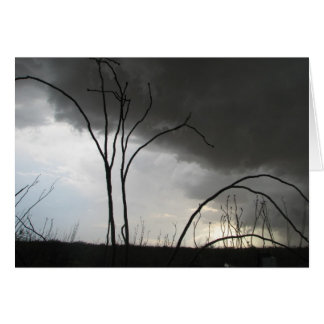 Cartão Tempestade entrante