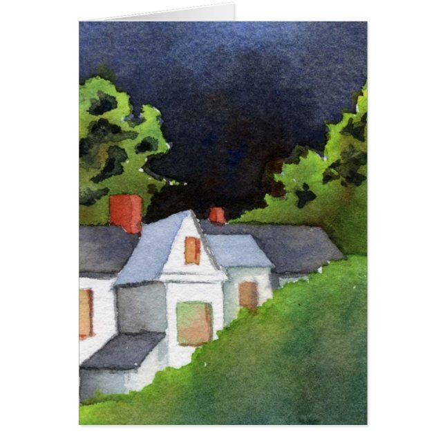 Cartão "Tempestade está chegando 2" - Country Roads Cartã (Frente)