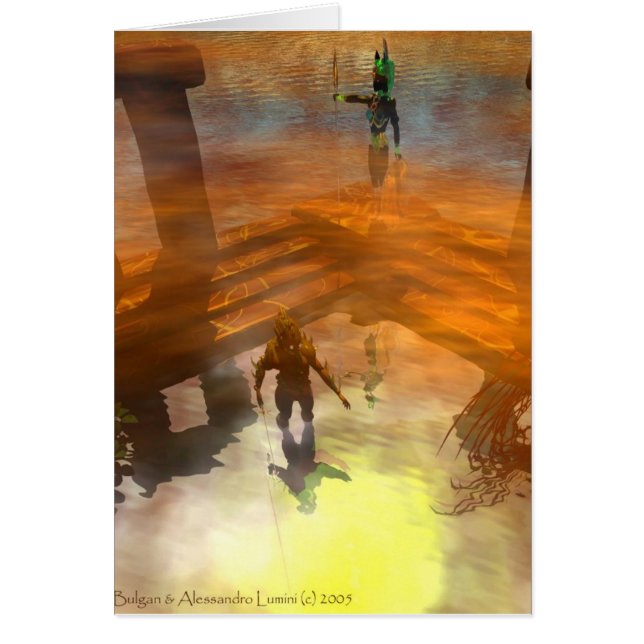 Cartão Templo de Água, Ficção Científica (Frente)