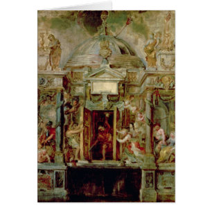 Cartão Templo de Janus, 1630s