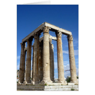 Cartão templo do canto zeus