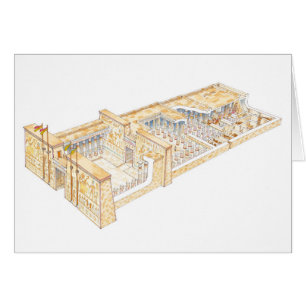 Cartão Templo egípcio