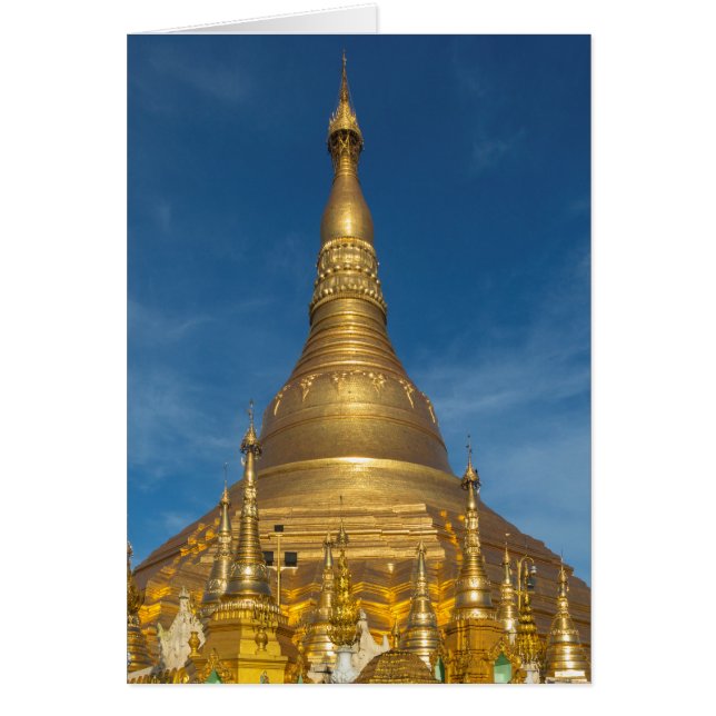 Cartão Templo Golden Stupa (Frente)
