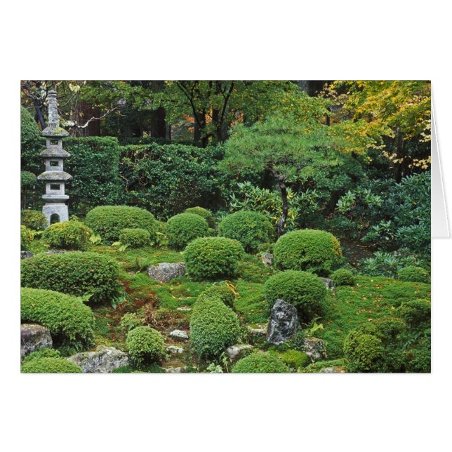 Cartão Templo Sanzen-in, Ohara, Quioto, Japão 3 (Frente Horizontal)