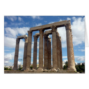 Cartão templo zeus