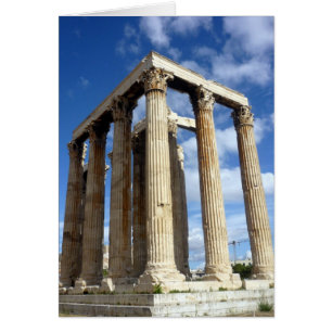 Cartão templo zeus cube