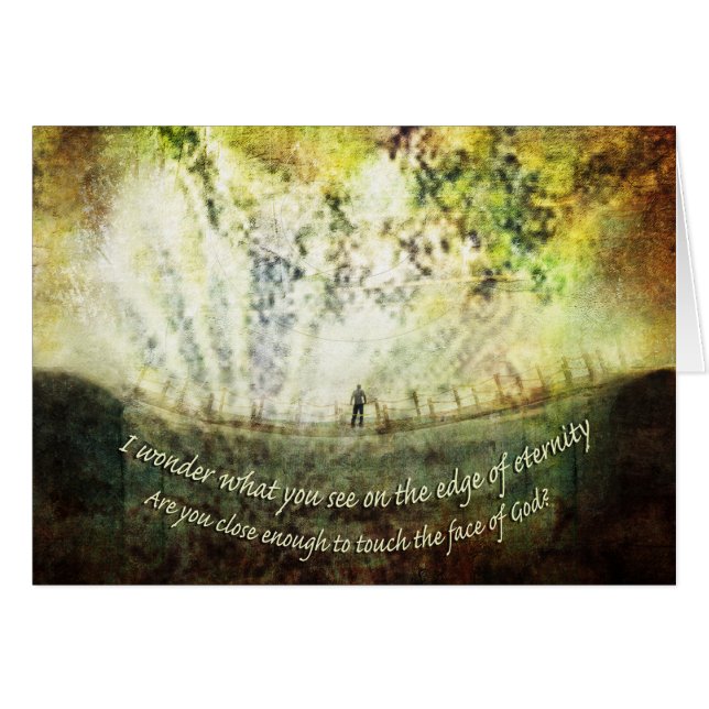 Cartão Tempo - A borda da eternidade (Frente Horizontal)