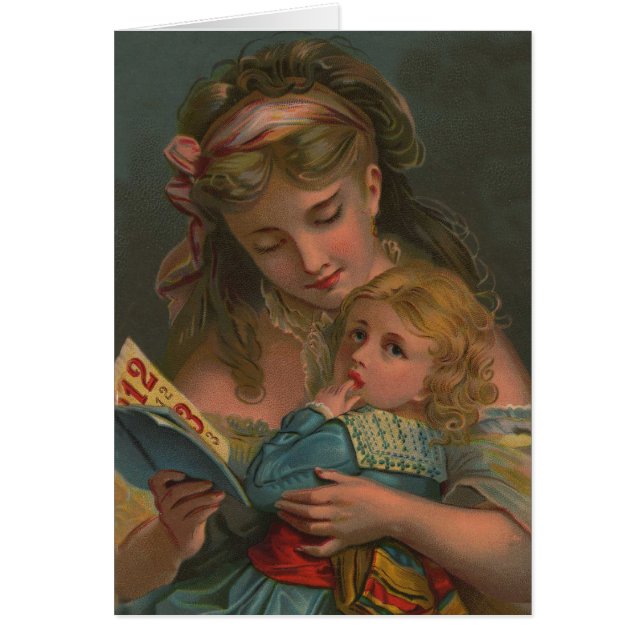 Cartão Tempo de Leitura Vitoriano (Frente)