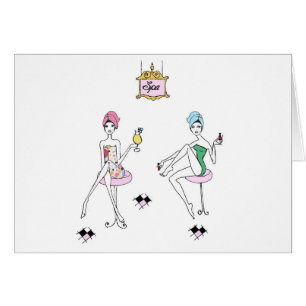 Cartão Tempo de Mani-Pedi!