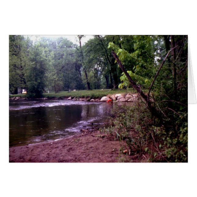 Cartão Tempo de pesca (Frente Horizontal)