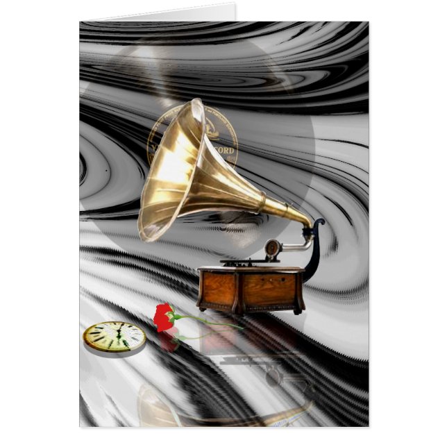 Cartão Tempo em retro (Frente)