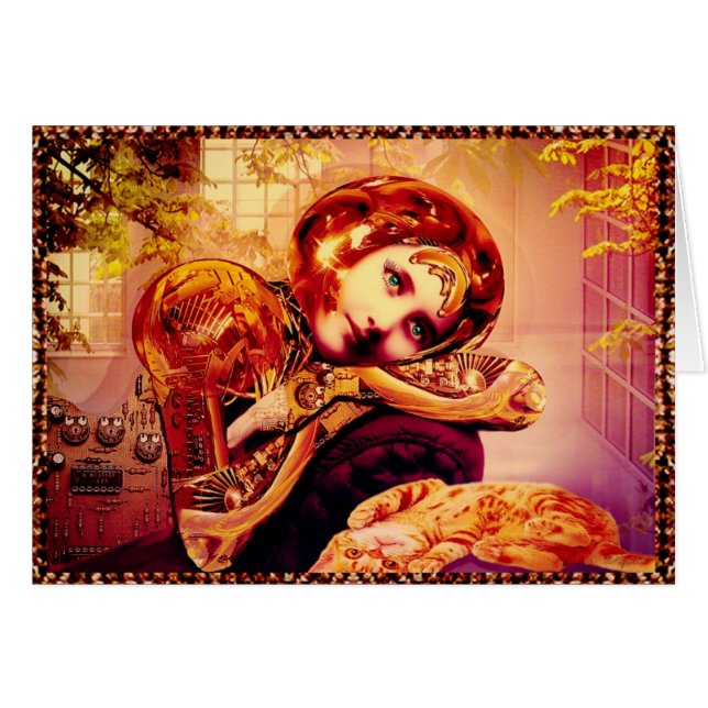 Cartão Tempo ocioso da máquina customizável (Frente horizontal)