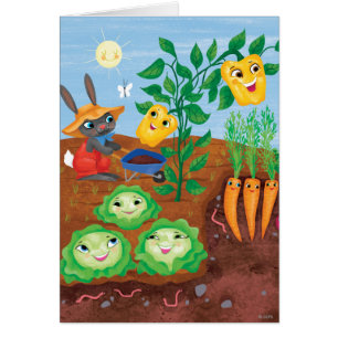 Cartão Tempo para o Count-Garden