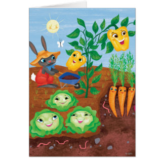 Cartão Tempo para o Count-Garden