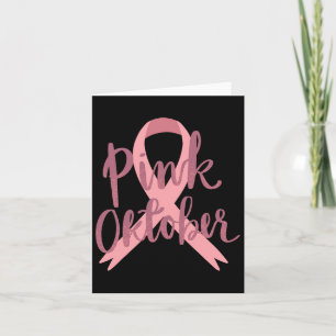 Cartão Tempos De Consciência Do cancer - Em Outubro Vesti