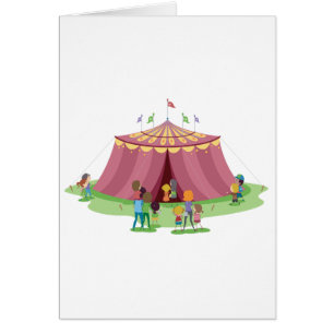 Cartão Tenda do circus
