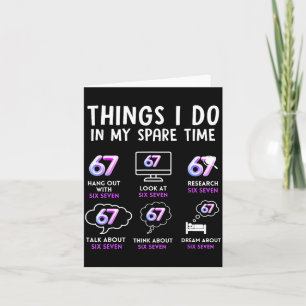 Cartão Tendência de Amante da Geração Alpha Engraçada Fã 