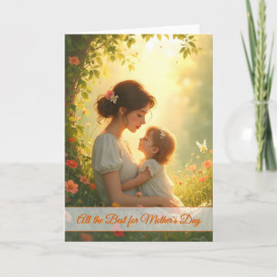 Cartão Tender Motherly Love in Blooming Light