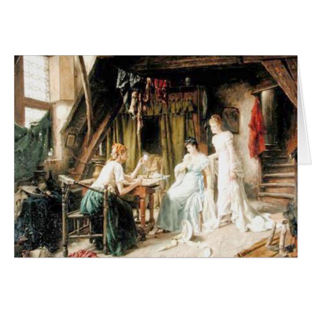 Cartão Tendo sua fortuna dita (Frente Horizontal)