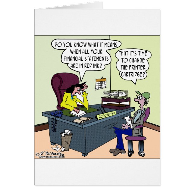 Cartão Tenha a tinta vermelha? Mude o cartucho de (Frente)