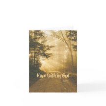 Tenha fé em Deus; Rezando por você cristão