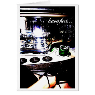 Cartão tenha o divertimento