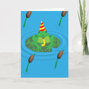 Cartão Tenha um Aniversário TOAD-almente Incrível