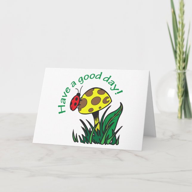 Cartão Tenha um bom dia (Frente)