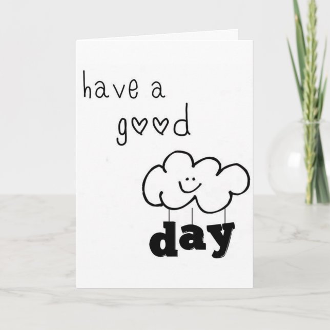 CARTÃO TENHA UM ***BOM *** DIA É SEU 50º ANIVERSÁRIO (Frente)