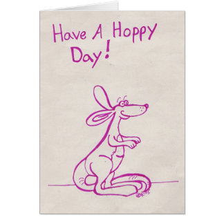 Cartão Tenha um dia Hoppy