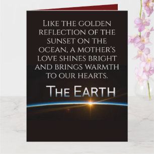 Cartão Tenha um Feliz e Abencoado Dia das Mães com Amor