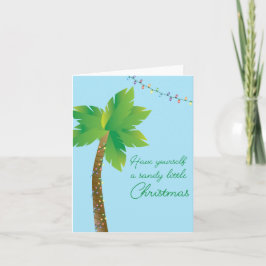 Cartão Tenha um Natal elegante