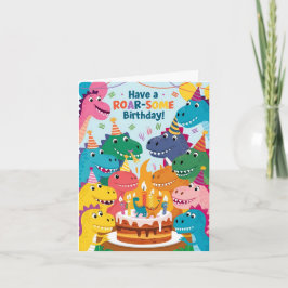 Cartão Tenha um ROAR alguma carta de aniversário