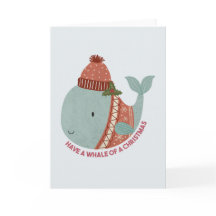 Tenha uma baleia de Natal