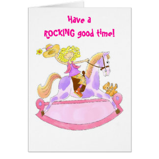 Cartão Tenha uma boa estadia de balanço