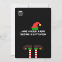 Tenha uma foto de Natal alegre com sua selfie