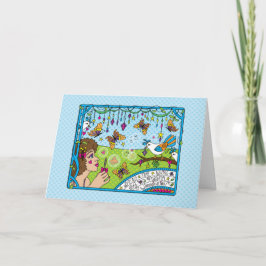 Cartão Tenha Uma Imaginação Divertida_Saudações