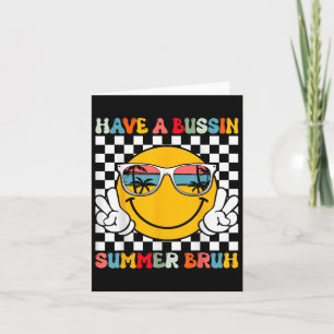Cartão Tenham Um Professor De Bruh Groovy No Verão Passad