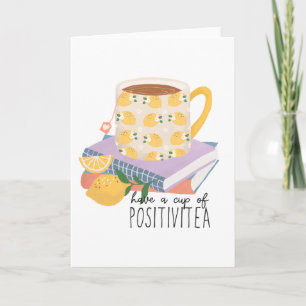 Cartão Tenham Uma Taça De Citação Positiva