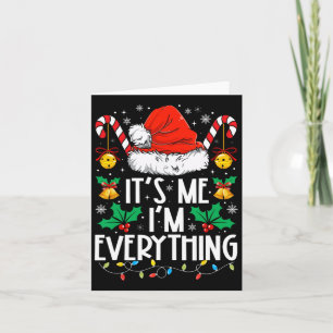 Cartão Tenho tudo que quero no Natal, sou eu